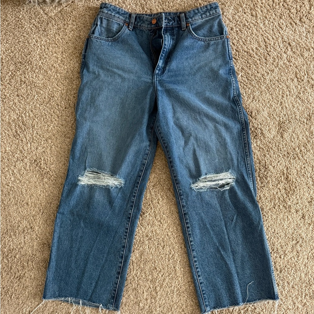 Distressed Wrangler Jeans